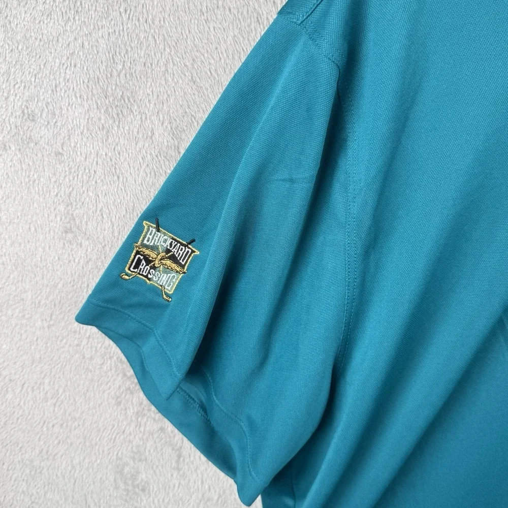 Indianapolis Motor Speedway Polo Shirt Mens 2XL Nike‎ Dri-Fit Embroidered Logo